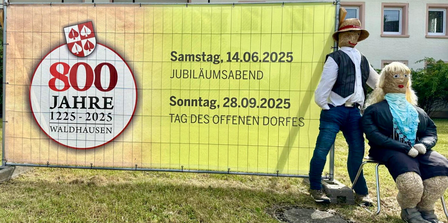 800 Jahre Waldhausen-Banner